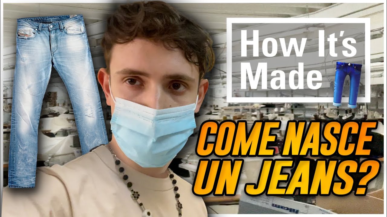 Come si creano dei JEANS da zero? Vi mostro la produzione in fabbrica!