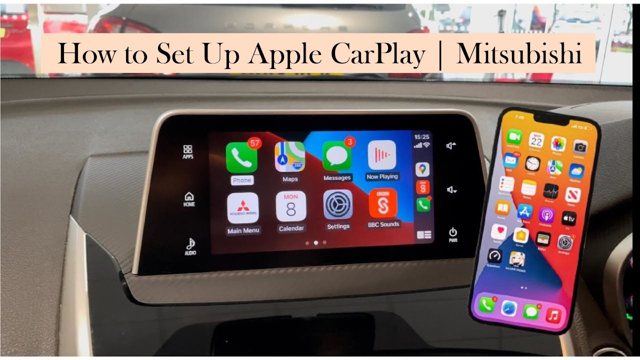 How to Set Up Apple CarPlay - Mitsubishi