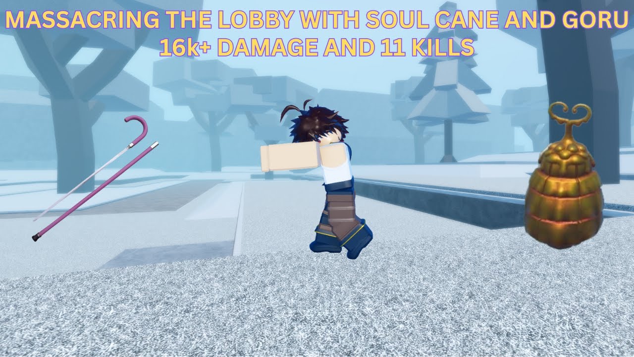 [GPO BR] GOLD And SOUL CANE are a REALLY GOOD COMBO! (16k+ DAMAGE)