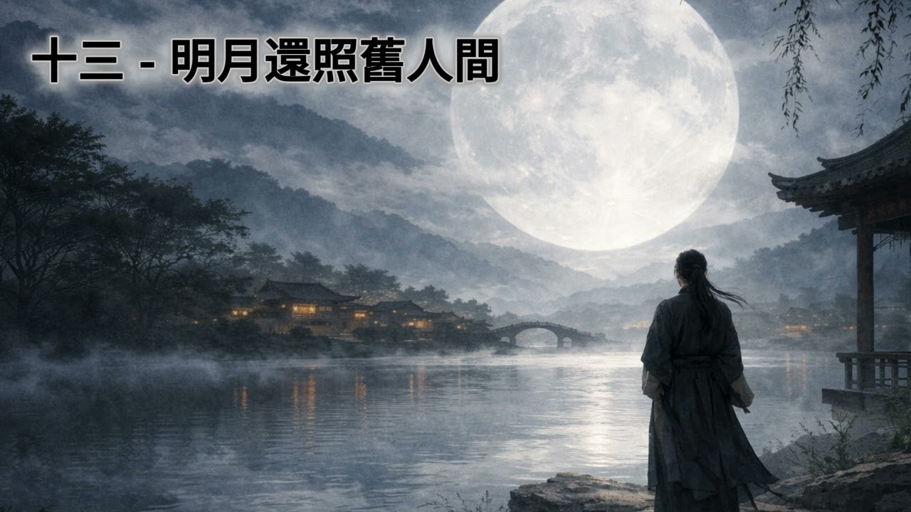 十三 - 明月還照舊人間「古風,抒情」『燈火萬家未成一圈 偏偏少了你出現』