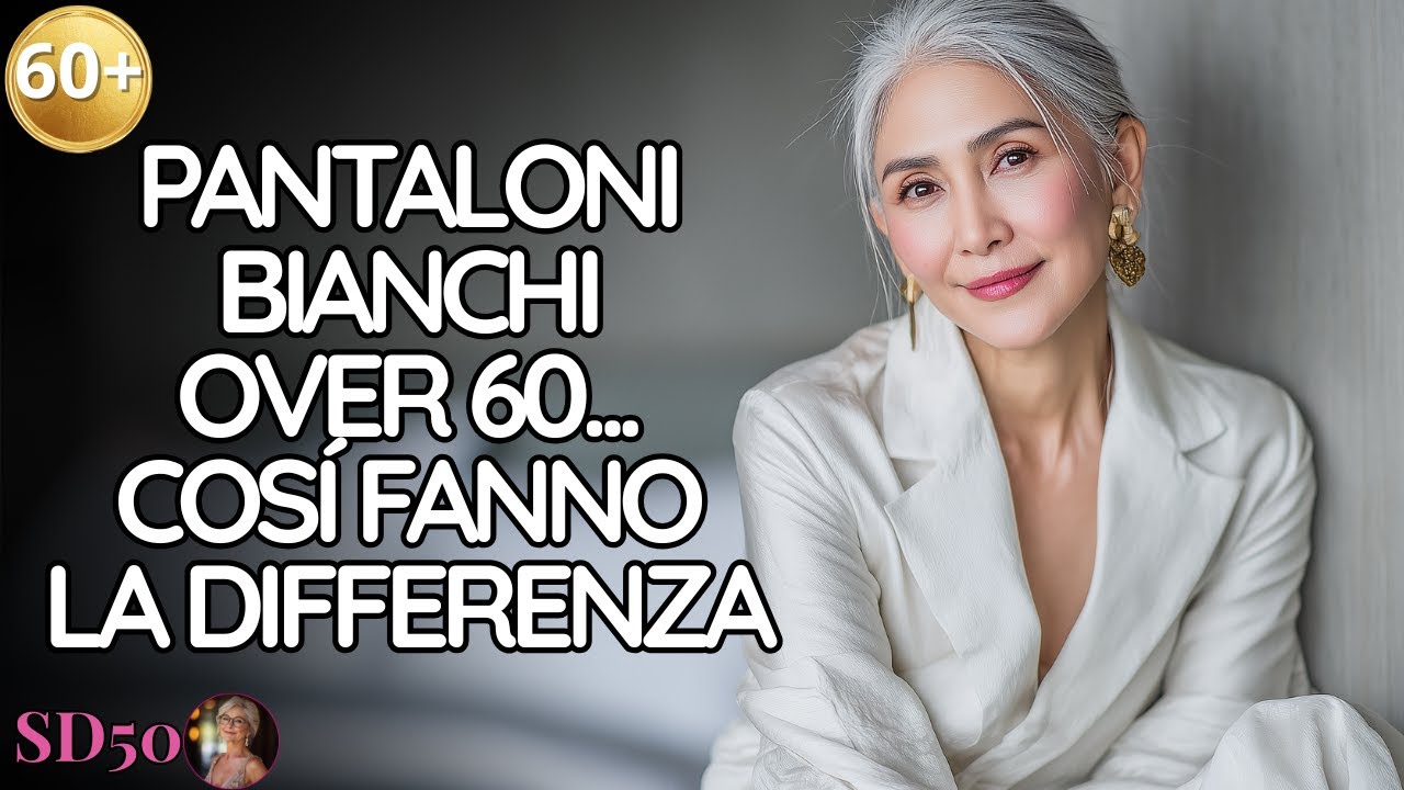 Come indossare pantaloni bianchi con eleganza &ndash; 60+