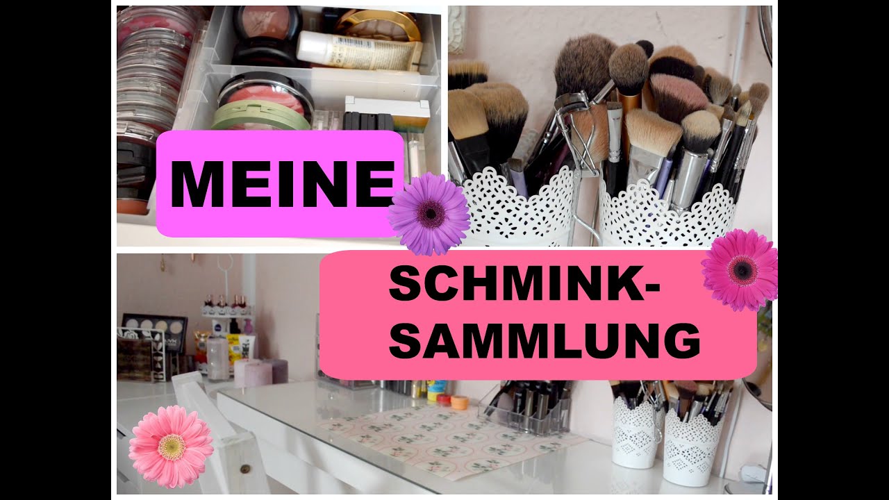 MEINE SCHMINKSAMMLUNG 2016 ♥ | & AUFBEWAHRUNG | Jsbeautylife