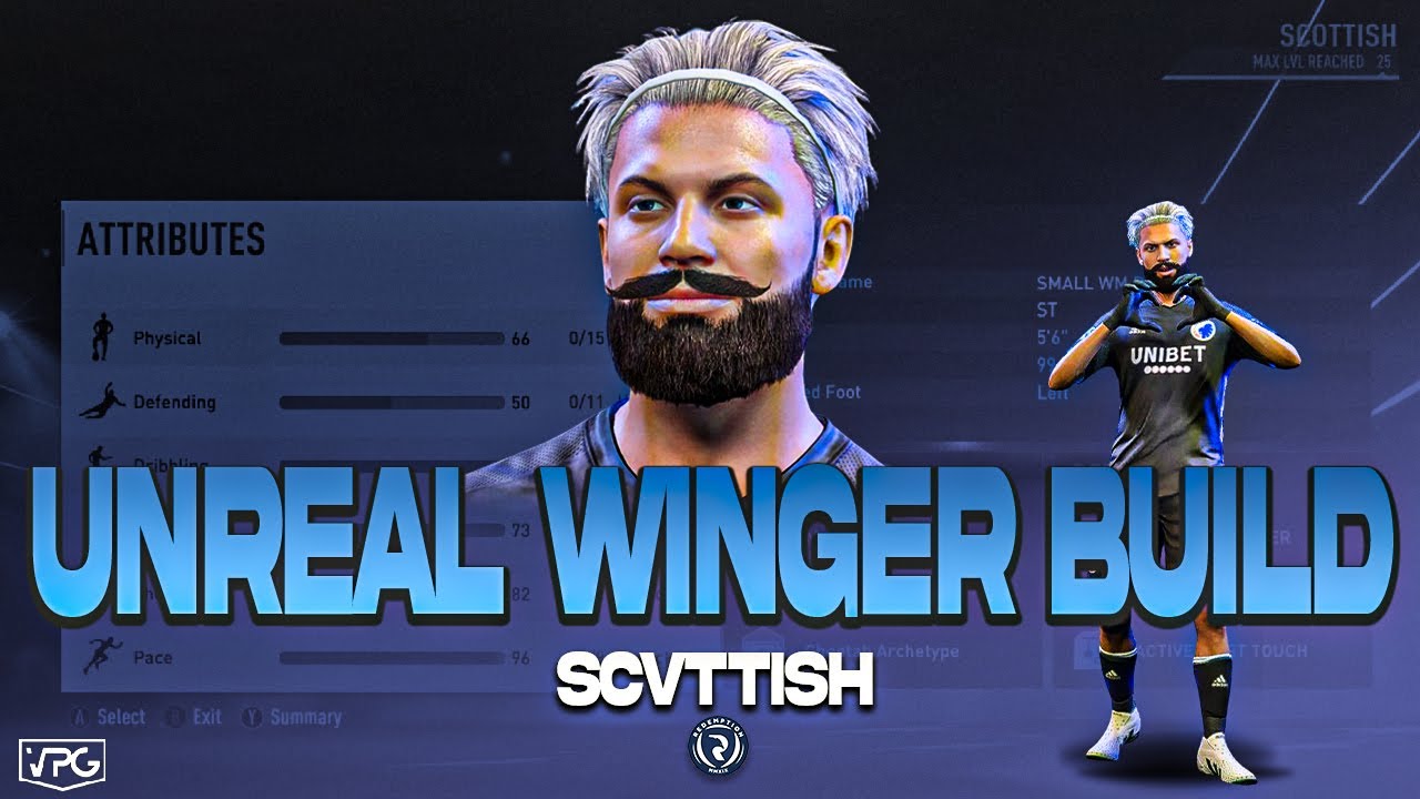 UNREAL WINGER BUILD ON FIFA 22  - 11v11 PRO CLUBS