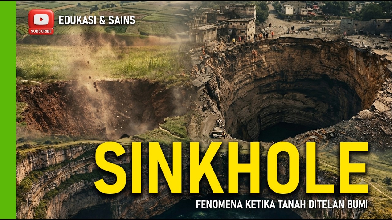 Fenomena SINKHOLE — Ketika Bumi Tiba-Tiba Runtuh !