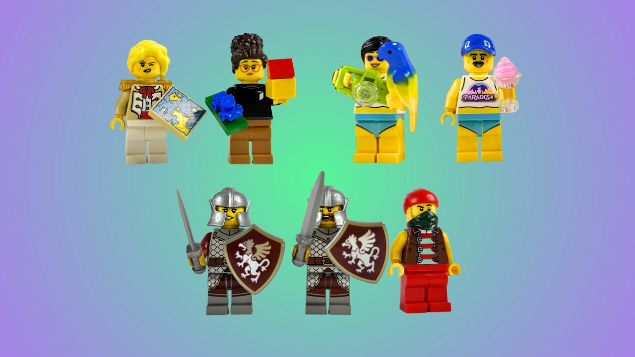 Calm LEGO | Building 16 Minifigures – LEGO Sounds & Ambient Music (Part 2 of 2)