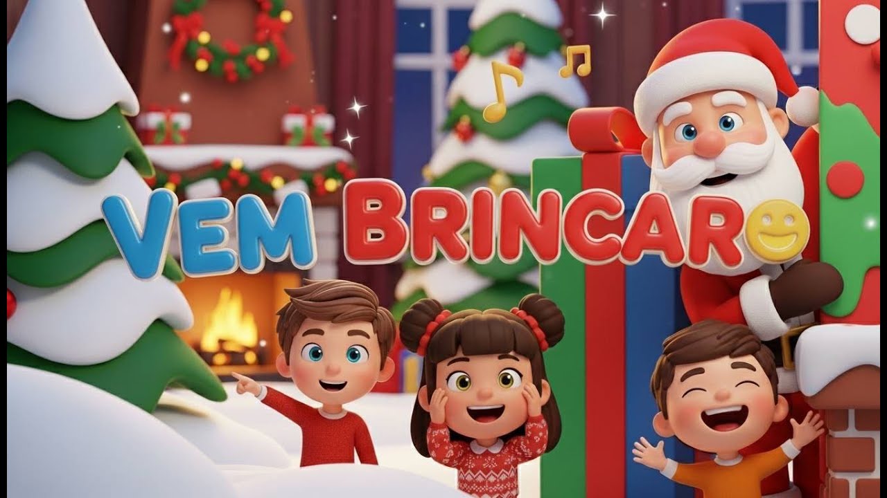 Música Vem, Vem Ver o Papai Noel 🎅| Kids e Gab | Músicas Infantis
