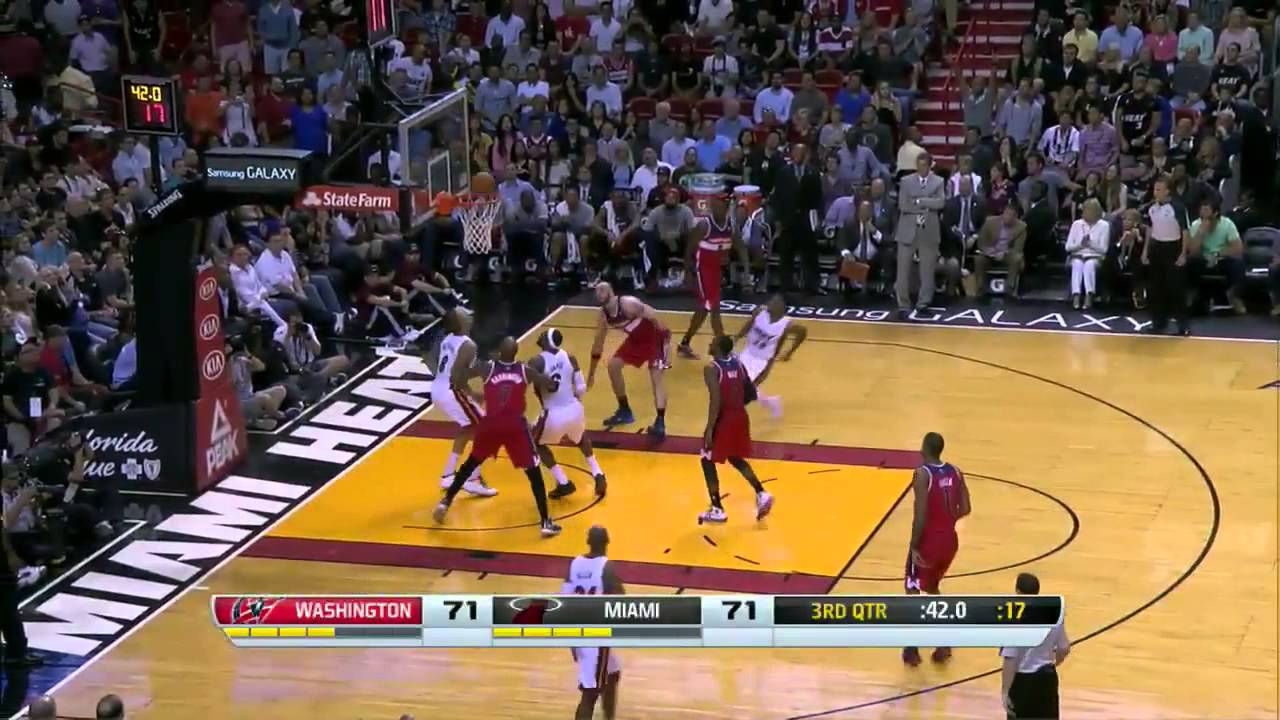 LeBron James Dwyane Wade Chris Bosh combined 67 points vs Wizards full highlights 2014/03/10 HD