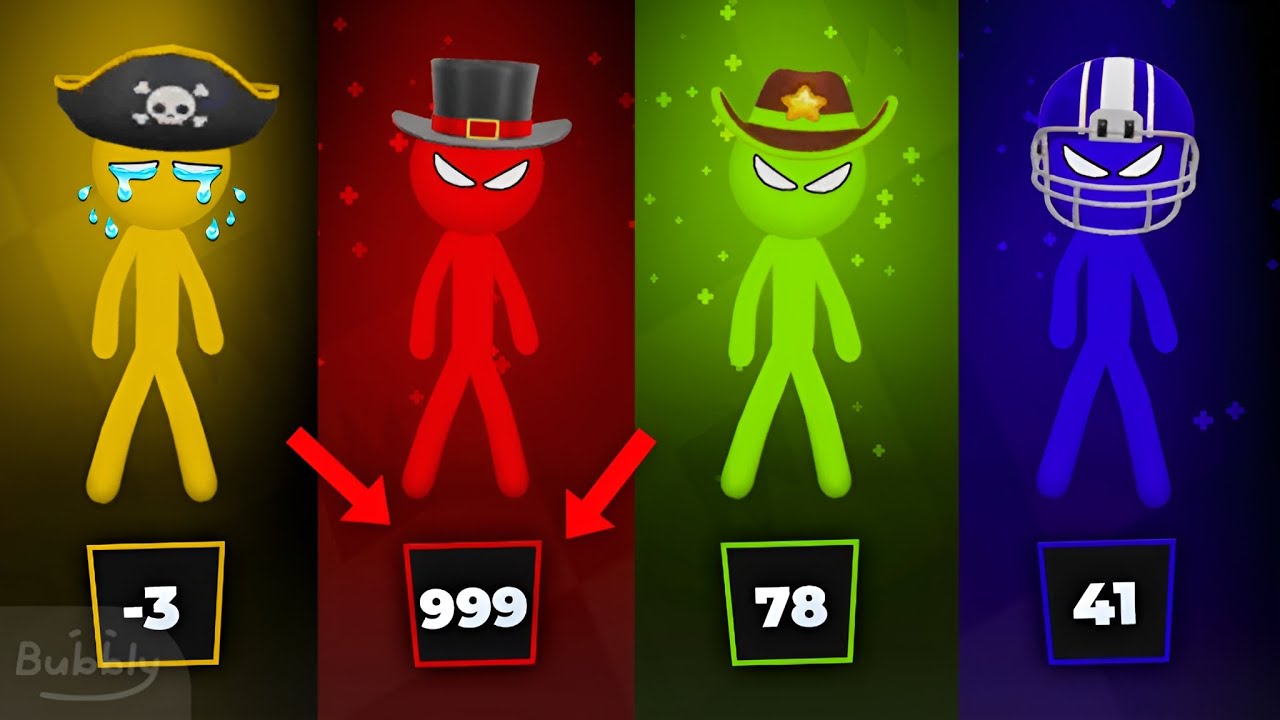 😎 Stickman Random MINIGAMES Tournament - Stickman Party Gameplay