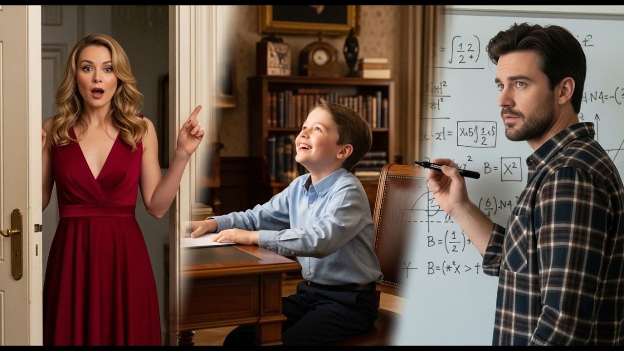 The Billionaire Caught Her Gardener Teaching Advanced Math — The Truth Changed Everything