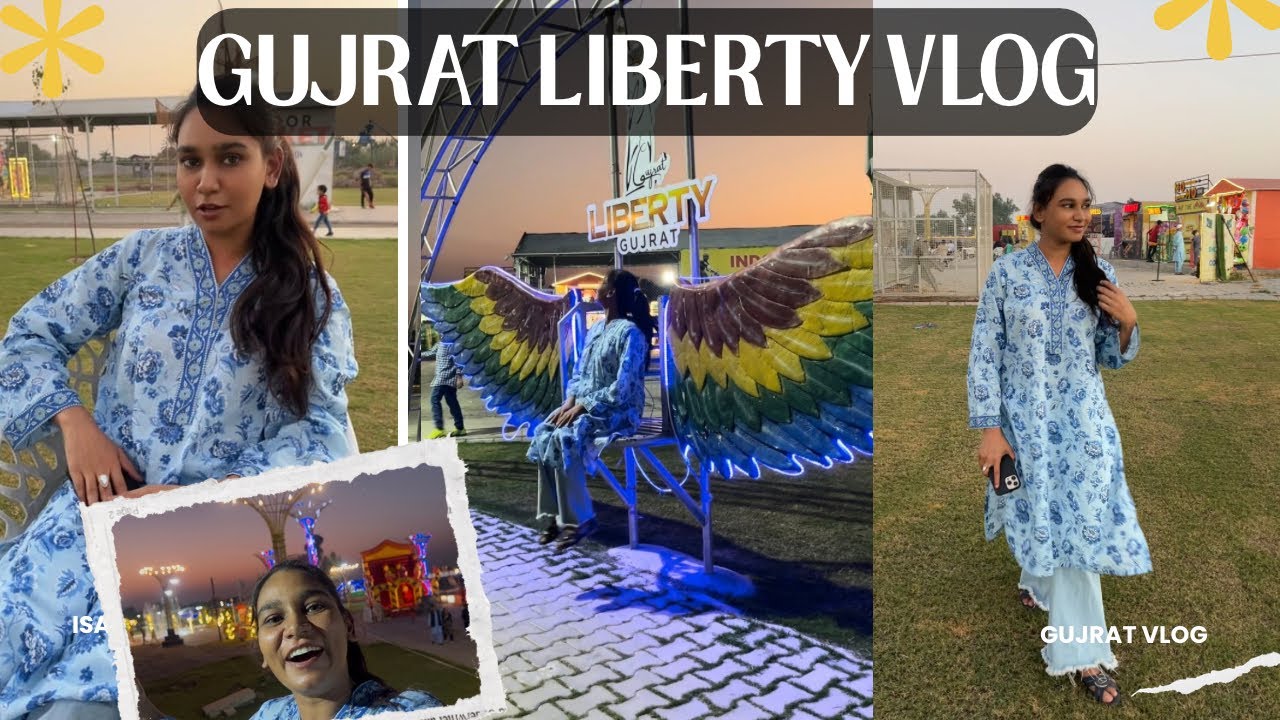 Gujrat Liberty Park Vlog | Gujrat jump dump Walk Tour | Shanzay official 098