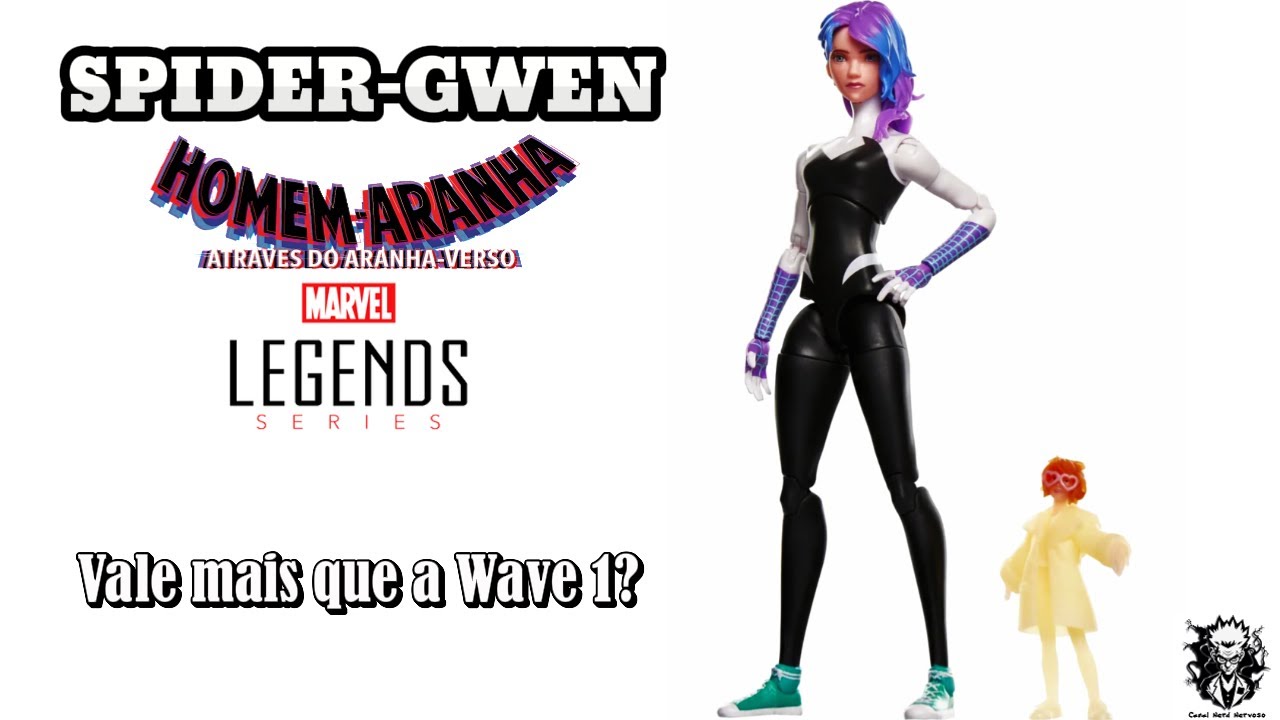 SPIDER-GWEN (Homem-Aranha: Através do Aranhaverso) Marvel Legends – Action Figure Review Completo!