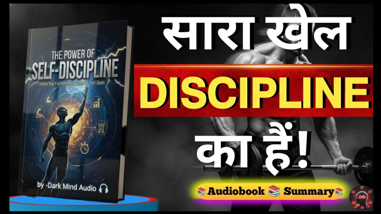 सारा खेल सेल्फ  DISCIPLINE का है!🔥 | No Excuses Audiobook Summary in Hindi | Dark Mind Audio 🎧