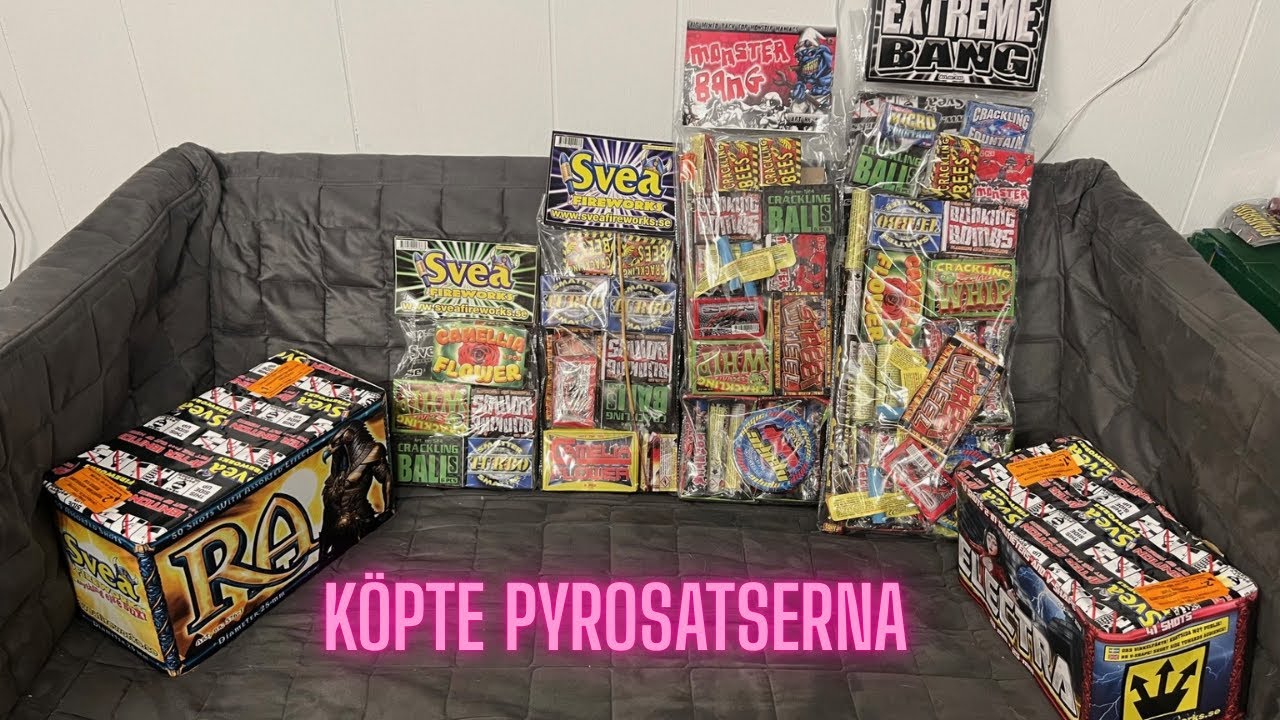 Råkade Köpa Lite Fyrverkerier Hos Svea Fireworks