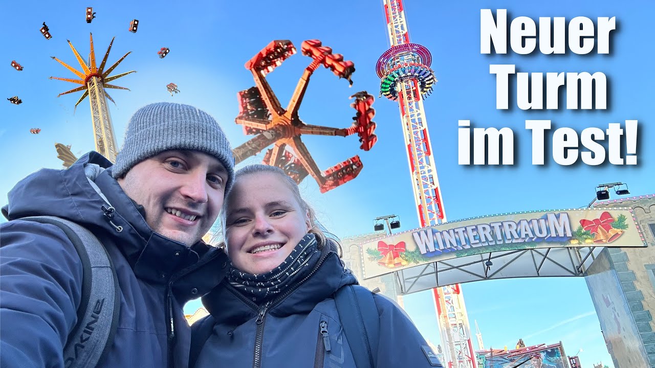Geniale NEUE Winterkirmes mit Freefall Tower PREMIERE! | Berliner Wintertraum 2024