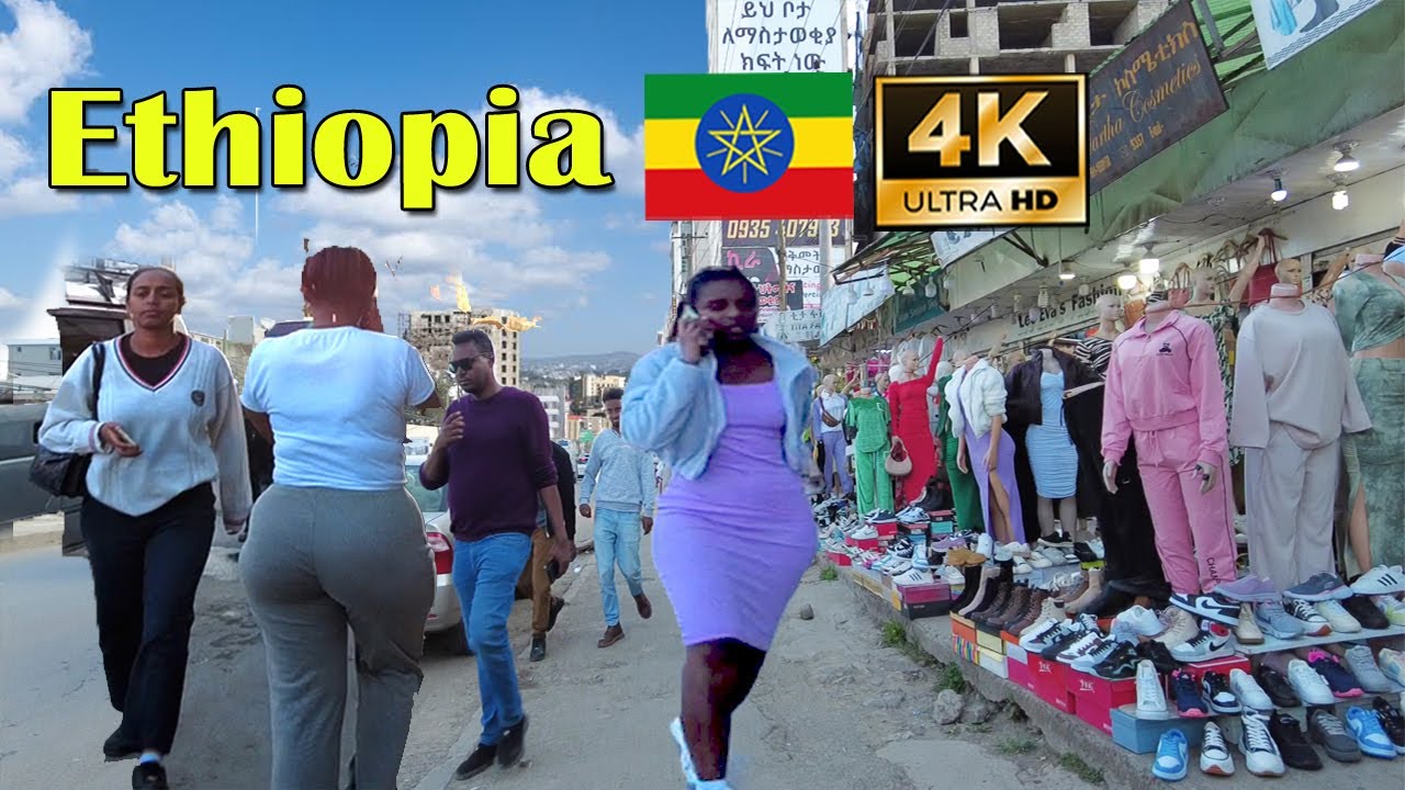 ከቀውጢው ሰፈር ከ22- ቦሌ Addis Ababa Walking Tour (#385) , 🇪🇹 Ethiopia [4K]