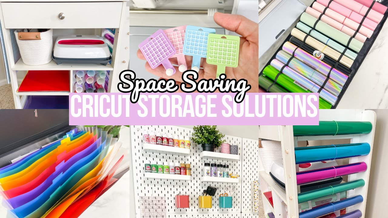 CRICUT STORAGE SOLUTIONS FOR SMALL SPACES