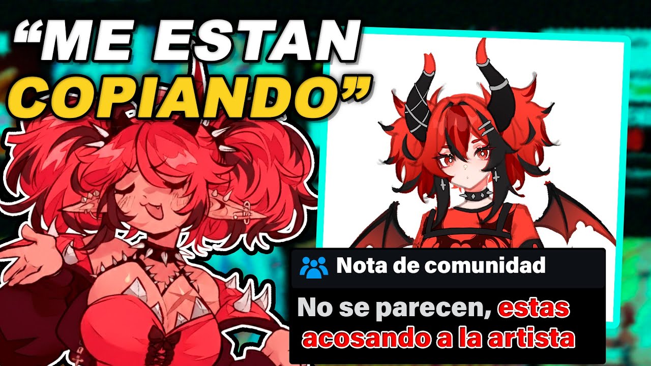DRAMA DE VTUBERS POR UN DISEÑO GENERICO