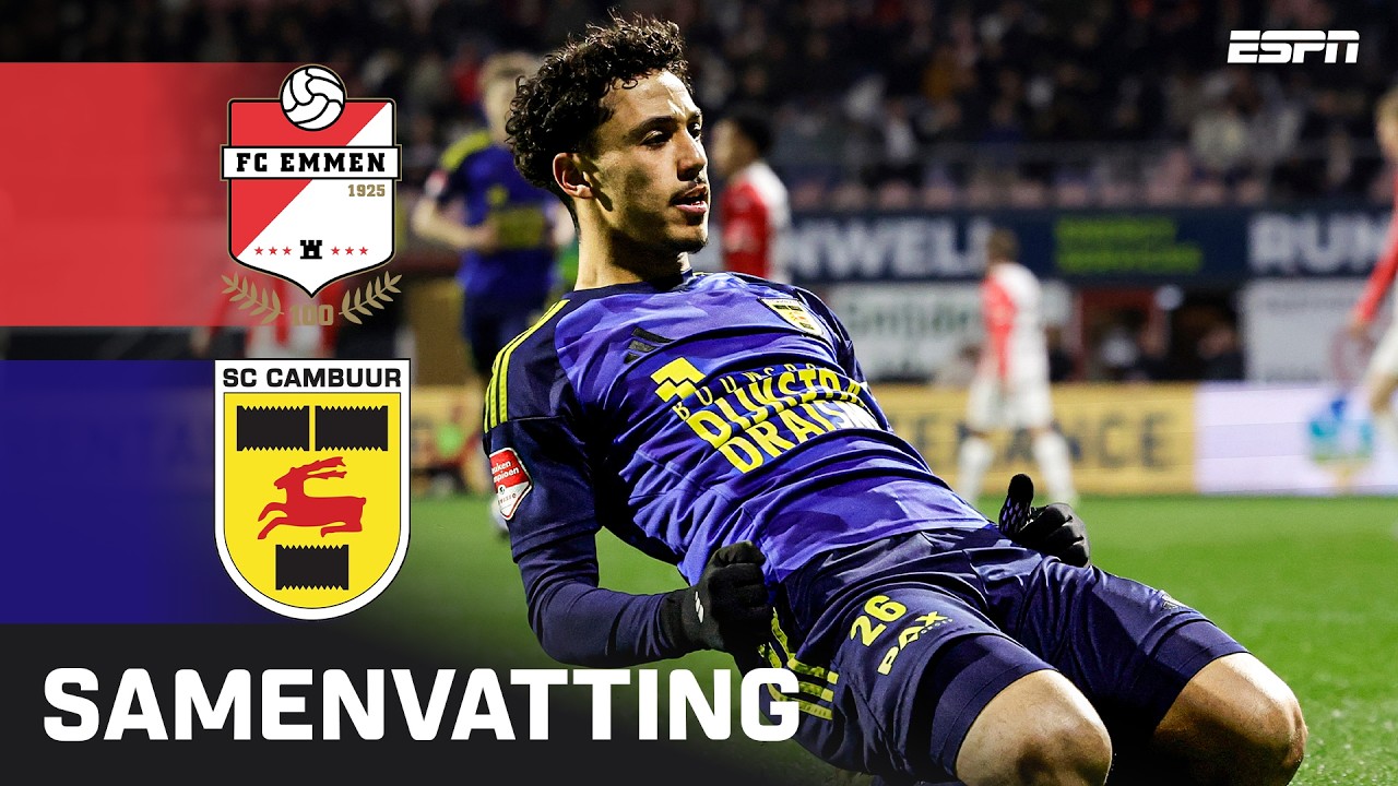 Ichem Ferrah TOONT zijn klasse met ✌️ HEERLIJKE goals 🔥 | Samenvatting FC Emmen - SC Cambuur