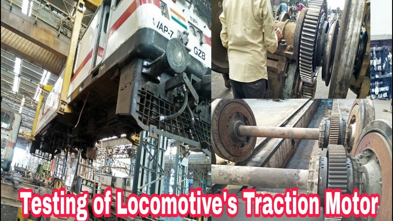 What is traction motor in locomotive? Which motor is used in railway traction?