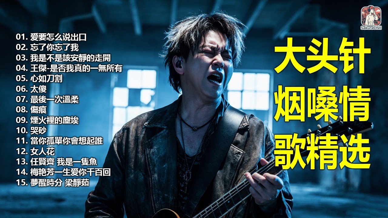 大頭針 32【大头针 · 烟嗓情歌精选】 💔 那些年听哭过的歌｜烟嗓情歌精选翻唱🔥#爱要怎么说出口#忘了你忘了我#我是不是該安靜的走開#王傑-是否我真的一無所有#心如刀割#太傻