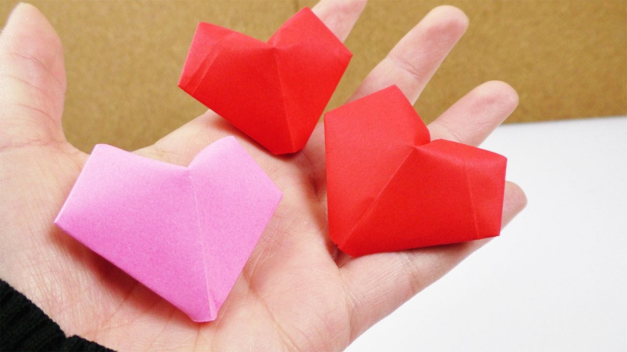 S&uuml;&szlig;e 3D Herzen basteln | Niedliche Geschenk Idee & &Uuml;berraschung zum Aufpusten