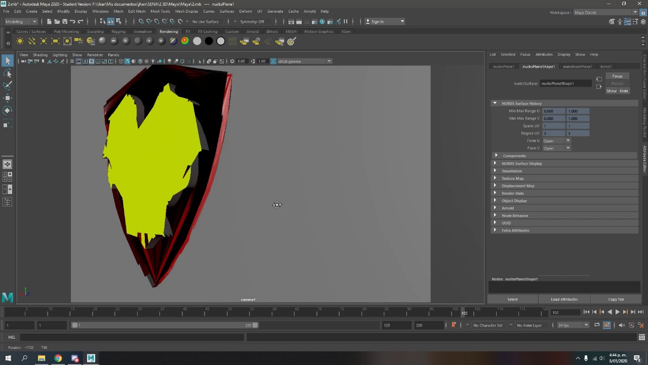 Maya: Error Render