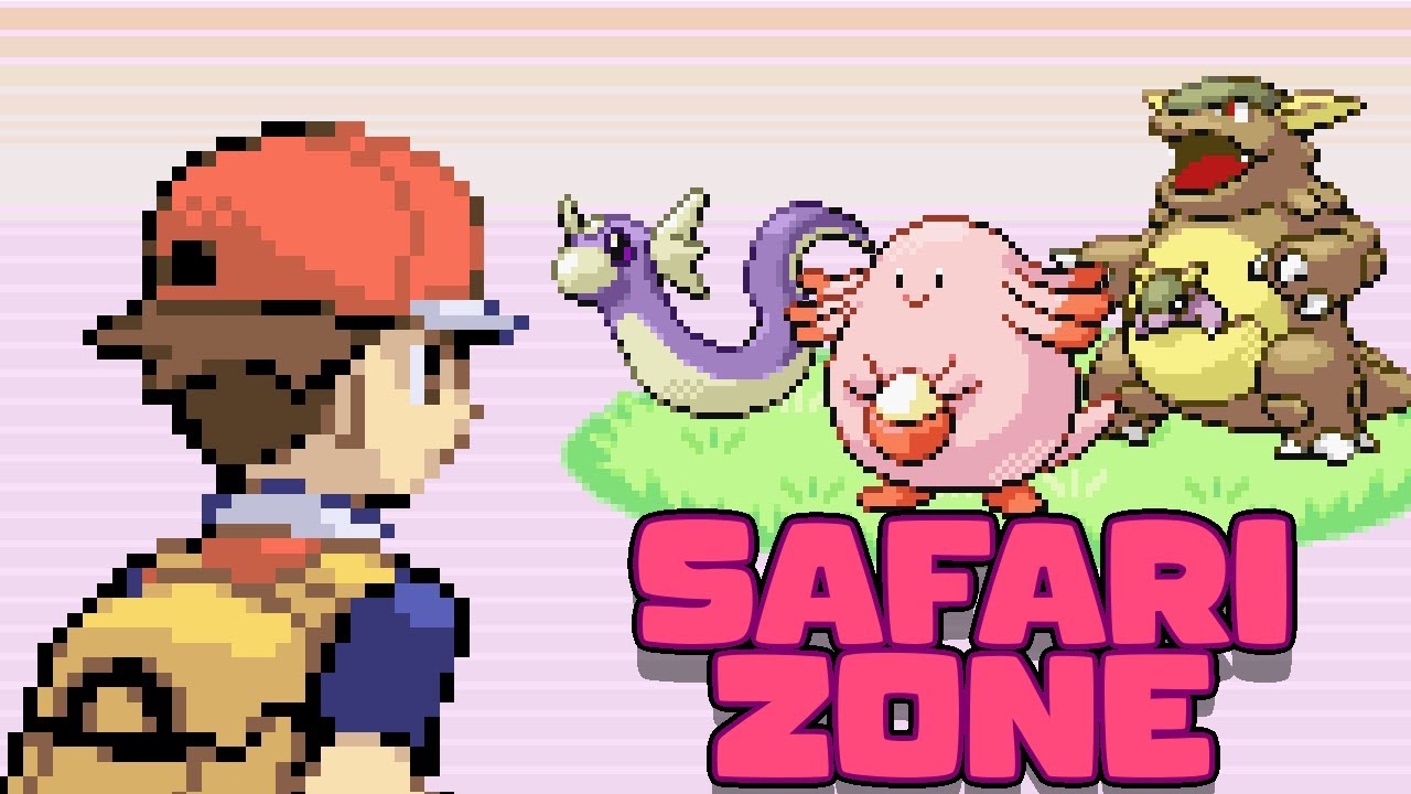 Понимание зоны сафари в Pokémon FireRed и LeafGreen