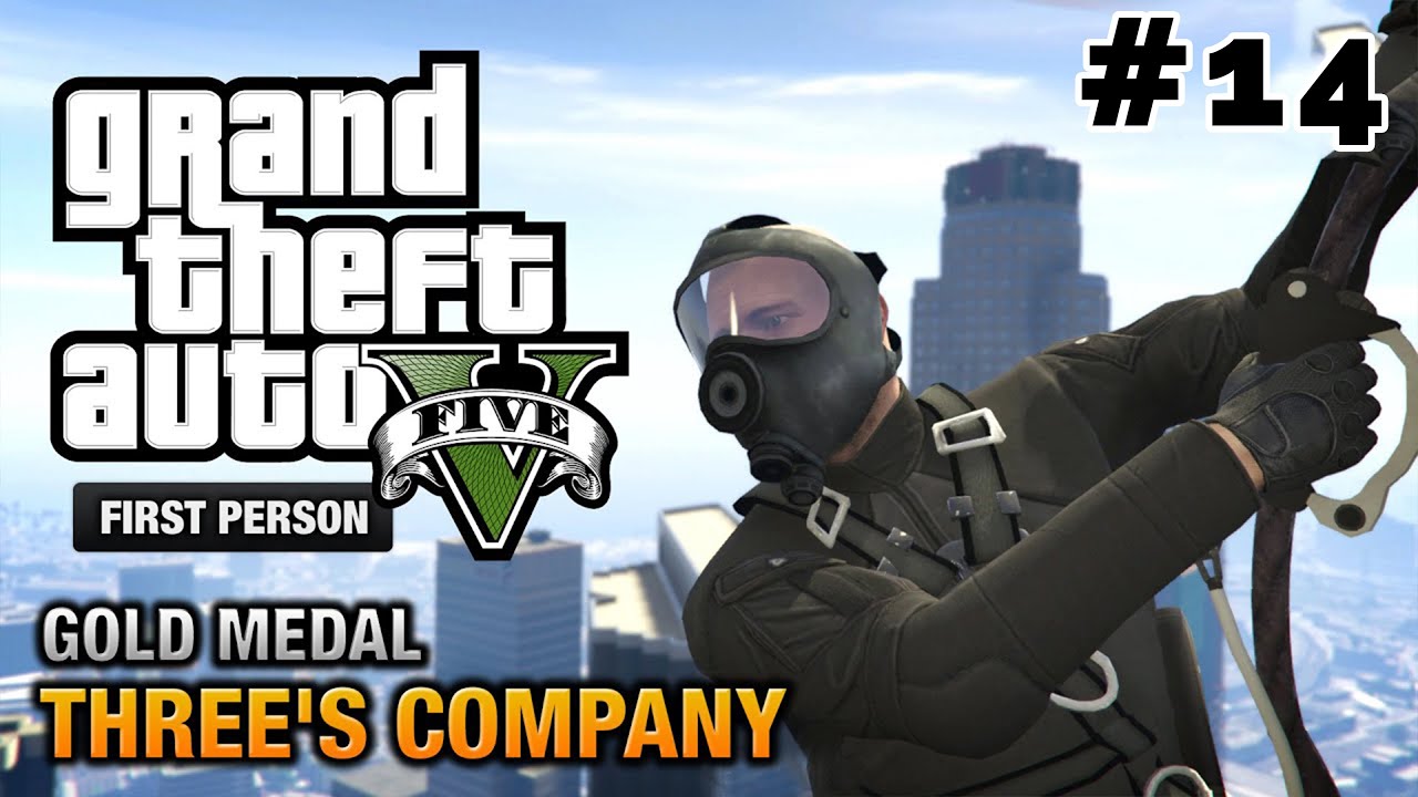 GTA 5 Enhanced - Three's Company Mission | Epic Helicopter Extraction Scene! | GTA 5 Enhanced #14