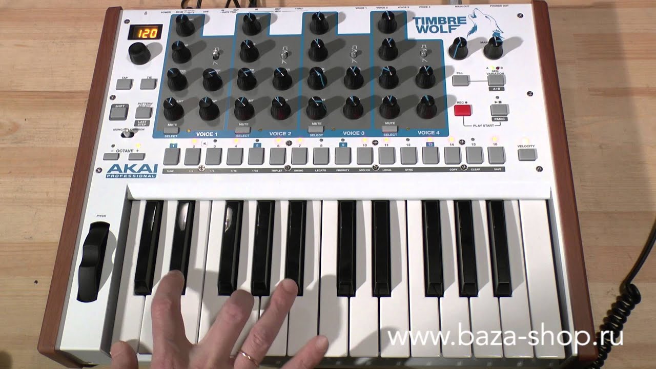 Обзор синтезатора AKAI Timbre Wolf