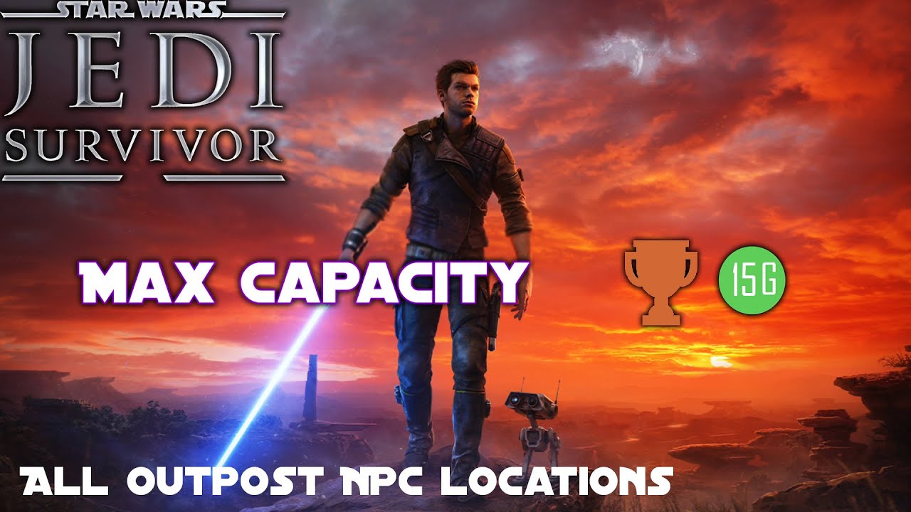 Star Wars Jedi Survivor - Max Capacity Trophy/Achievement Guide