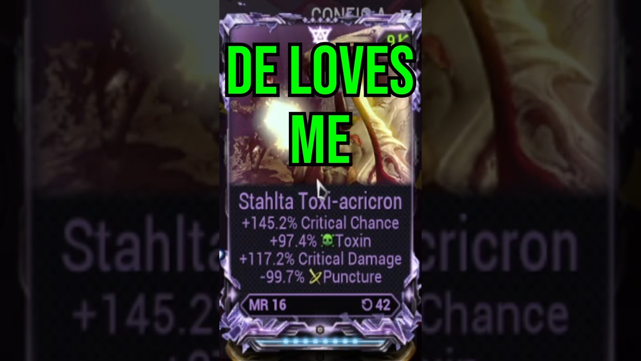 When DE Buffs you Directly #warframe #wisp #stahlta #codapox #build #buff