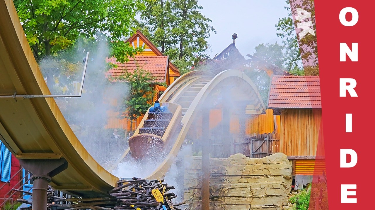 BIBERBURG 2024 ONRIDE | Familypark Neusiedler See | Intamin Wildwasserbahn