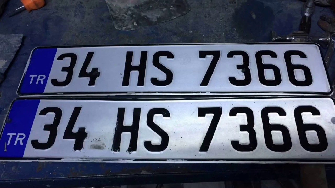 Muayeneden geçmeyen plaka derdine son Plaka tamiri plakadaki vida deliği nasıl kapatılır