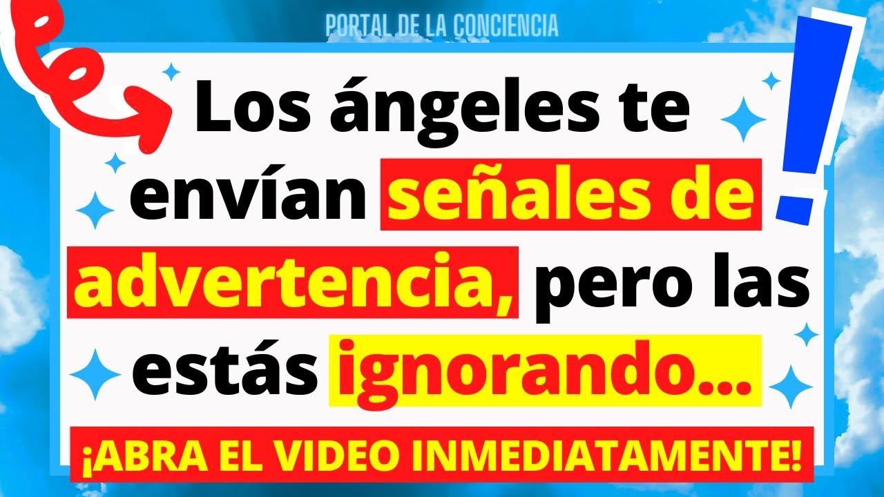 ✨DIOS DICE: Los ángeles te están dando señales de advertencia. NO IGNORES⚠️ Mensaje del Ángel