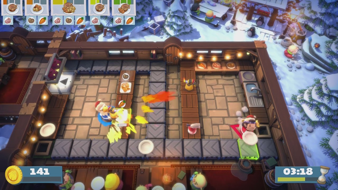 Overcooked! Extra Trimmings - Festive Seasoning | Level 1-5