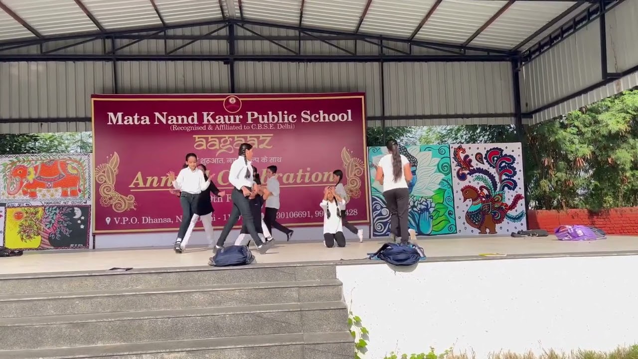Teacher day dance performance by mata nand kaur school students 👨‍🏫👨‍🏫👨‍🏫