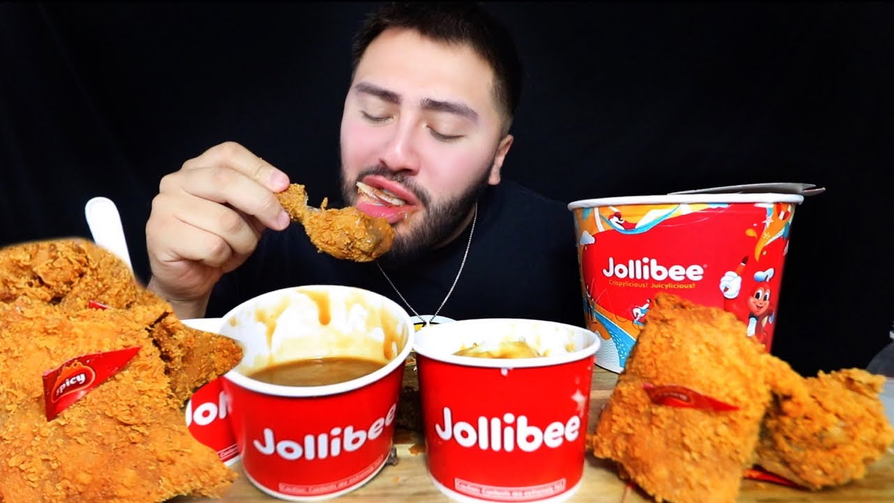 JOLLIBEE FRIED CHICKEN MUKBANG