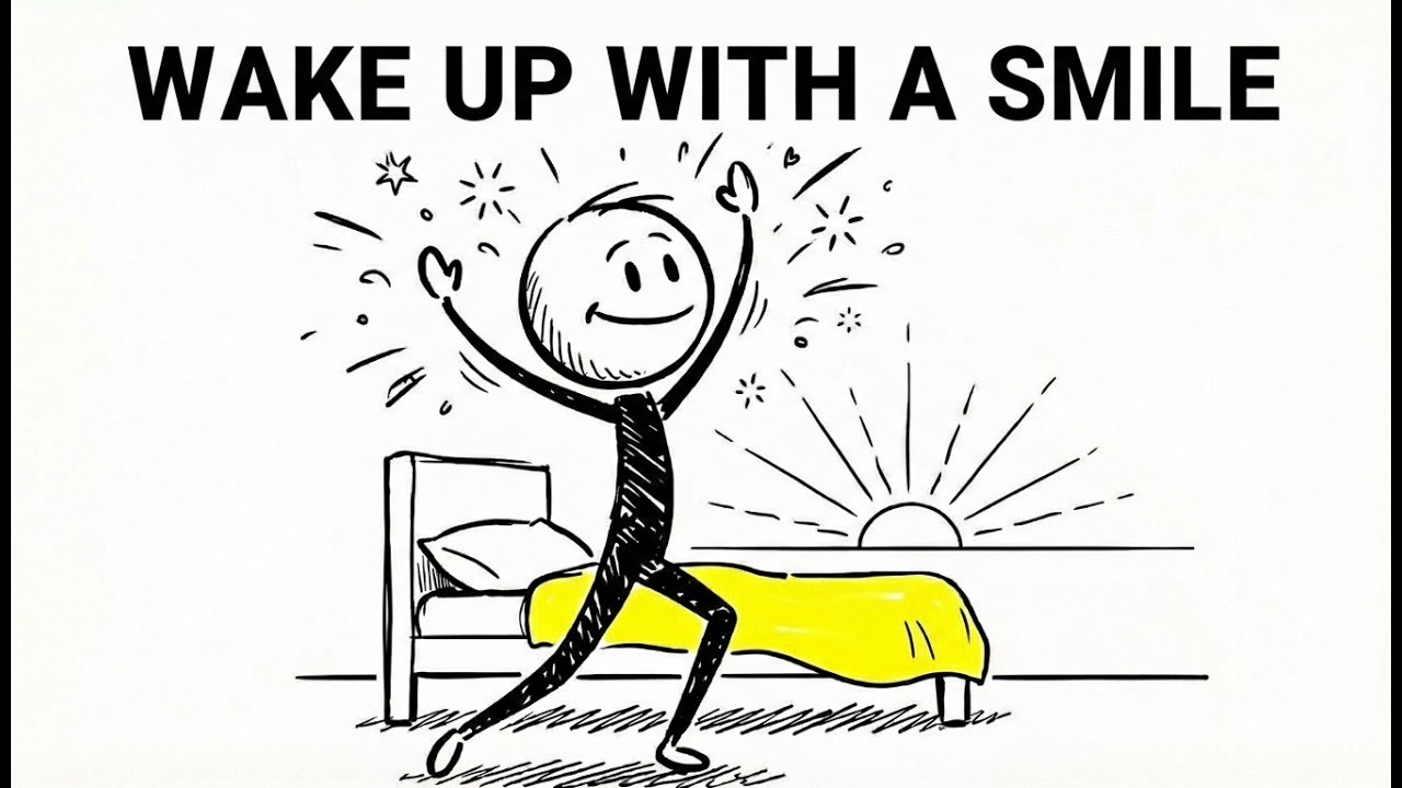 Do this before bed to wake up happy (nobody does this)