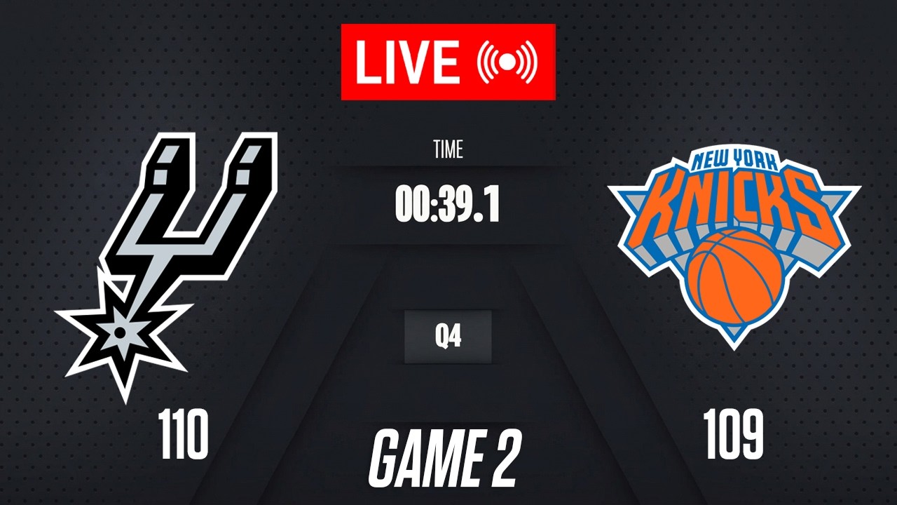 NBA LIVE! San Antonio Spurs vs New York Knicks GAME 2 | June 6, 2026 | NBA 2K26 SIMULATION