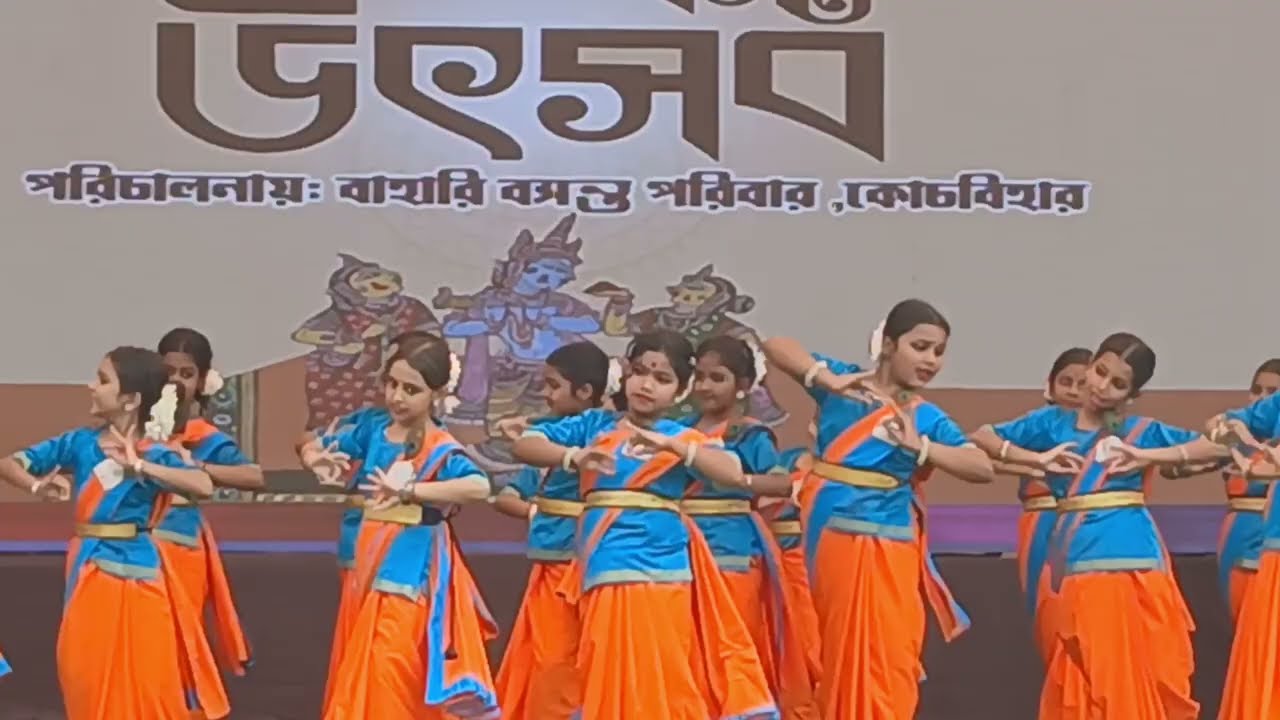 ফাগুন হাওয়ায় হাওয়ায়#বসন্তউৎসব#dance #hinducelebration #highlights #holi #love #fagunhaoyay ❤️❤️