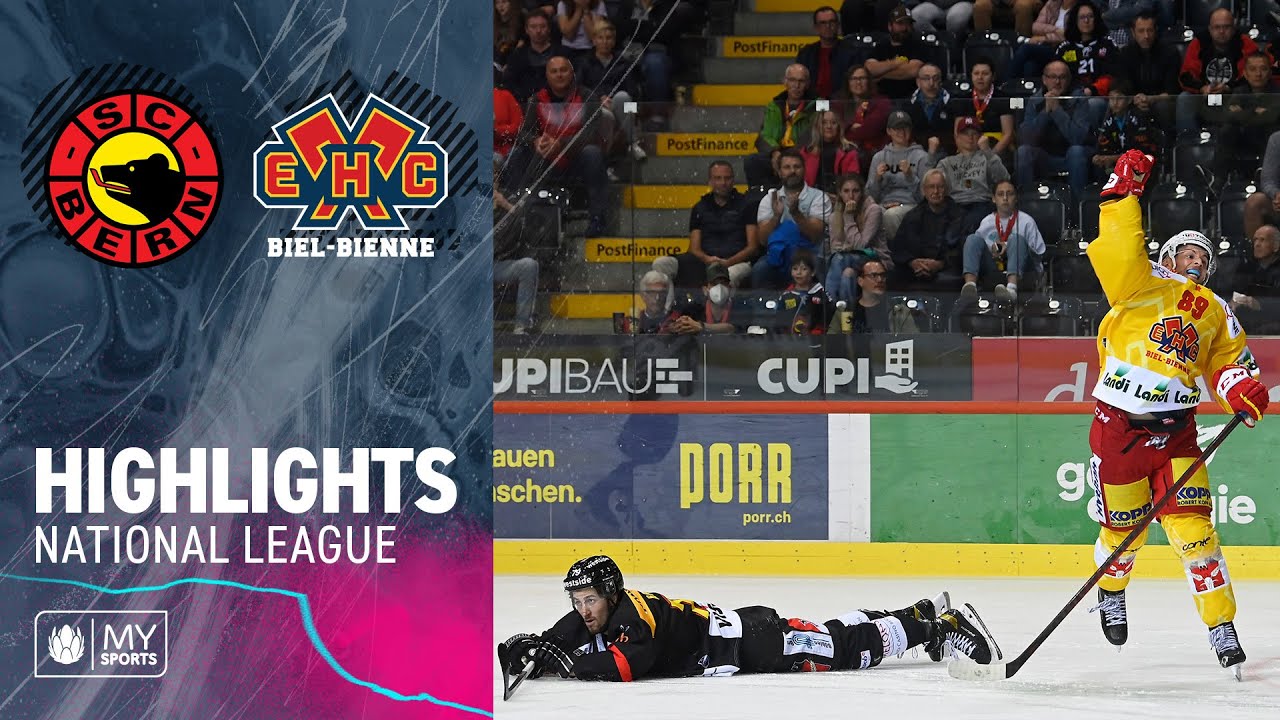 Bern vs. Biel 3:4 nV – Highlights National League