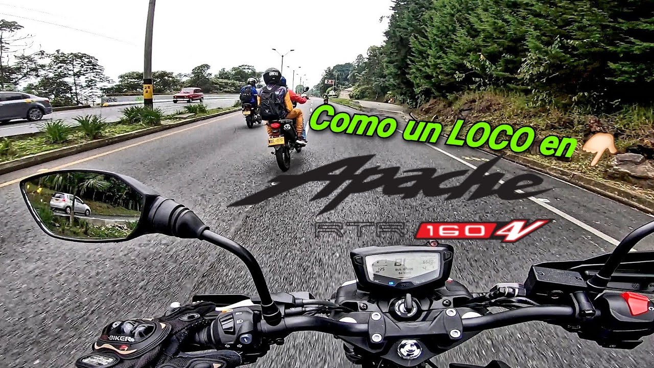Apache 160 4V A Toda Máquina Bajando Palmas🔥😱 | Medina Motors