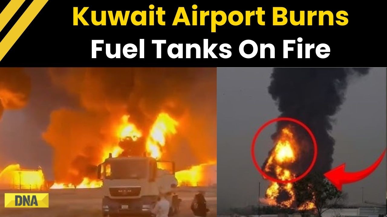 Israel Iran War: Major Fire Breaks Out In Kuwait International Airport After Iranian Drone Attacks