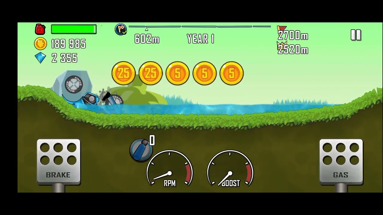 Hill climb Racing new record new zone😱🤲