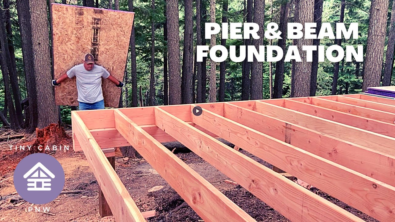 A Pier and Beam Foundation STRONGER Than Concrete? - Building a Tiny Cabin Ep. 1