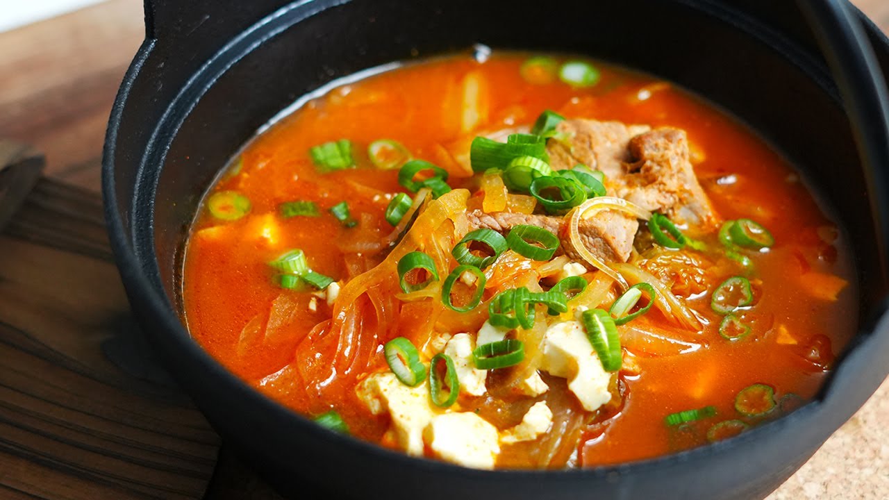 Kimchi Jjigae (Kimchi Stew) — 20-Minute, One-Pot Pork Belly + Tofu