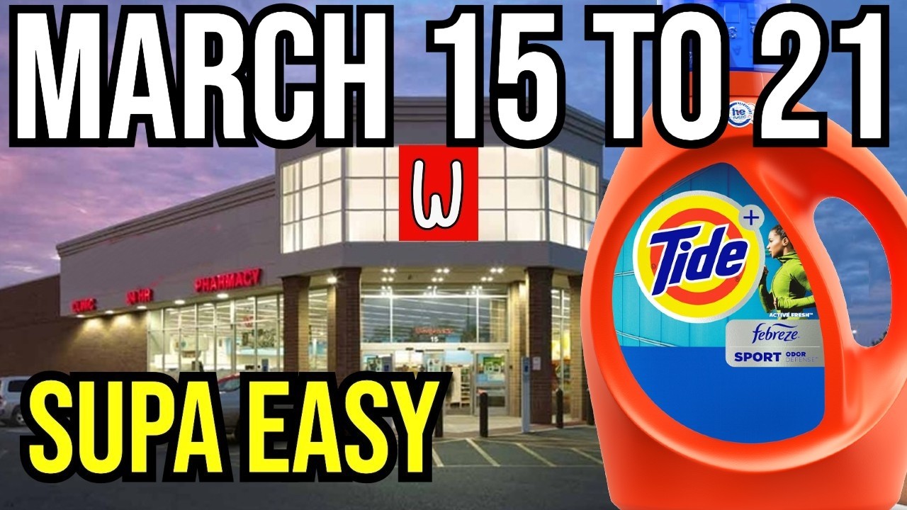 В аптеках Walgreens **TIDE за 1,24 доллара** с 15 по 21 марта!