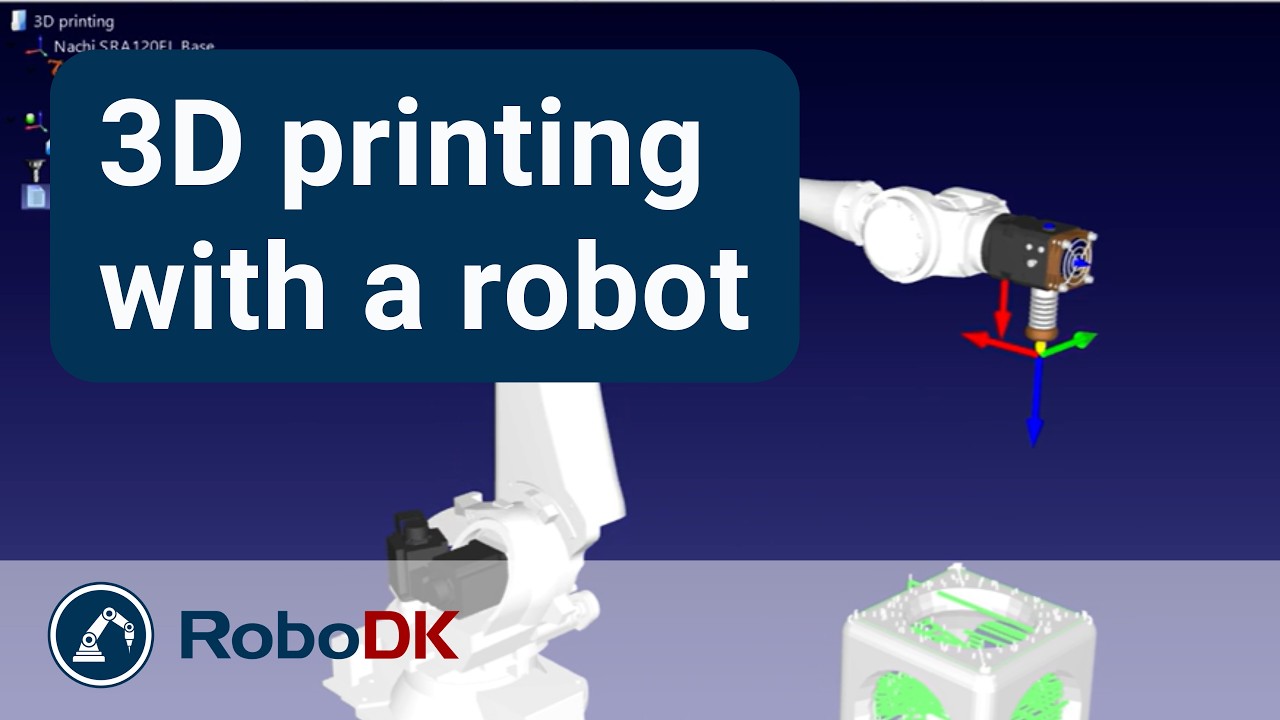 3D printing with a robot - RoboDK