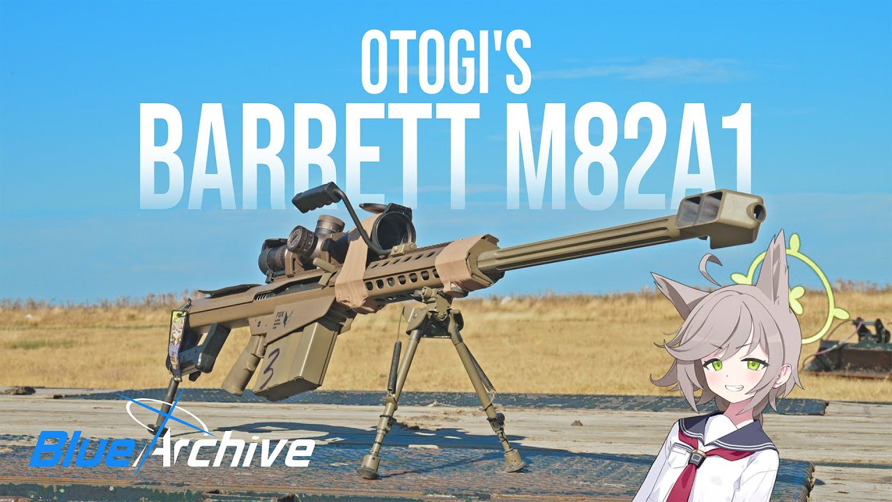 Blue Archive | Recreating Otogi's Gun (Barrett M82A1 50 cal)