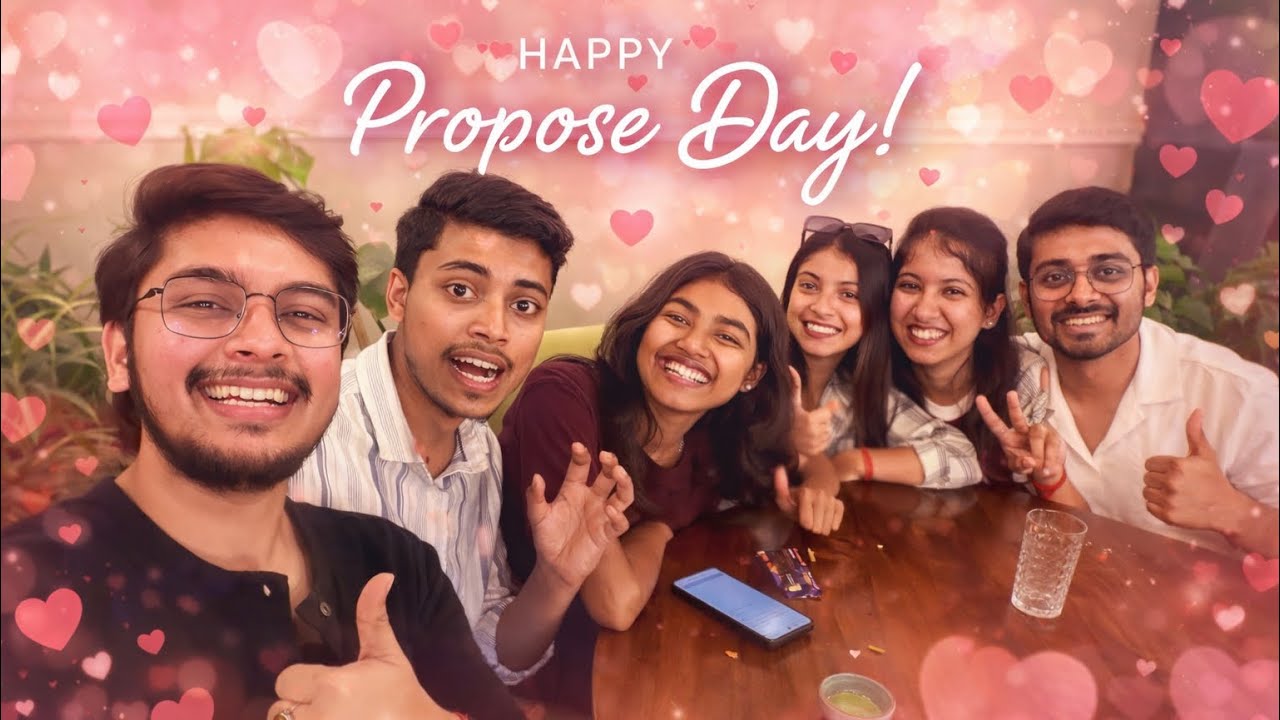Propose Day-তে আমরা কে কাকে প্রপোজ করলাম…? 😏❤️Daily vlog-49 @Prithwish06 @Mistudas01 